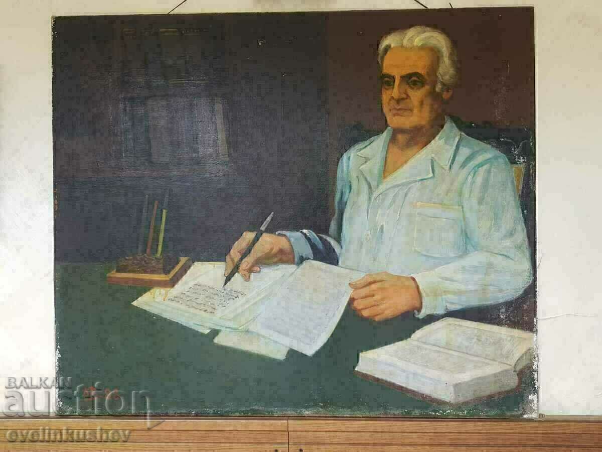 Licitație Pictură mare în ulei 120/100 cm 1988 - Dimitar Vulkanov