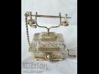 Сребърна миниатюра - Телефон