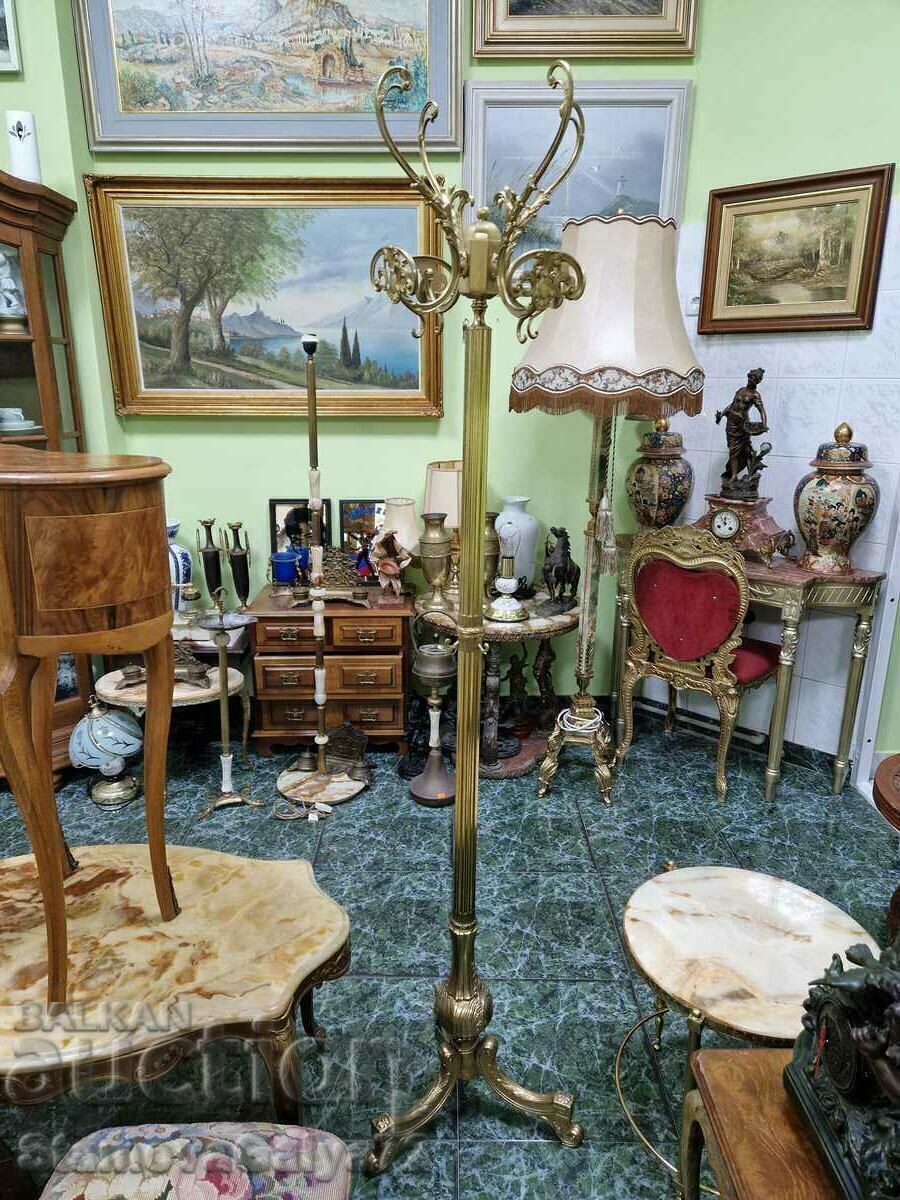 Прекрасна антикварна белгийска бронзова закачалка - 6 Прекрасна антикварна белгийска бронзова закачалка - 6