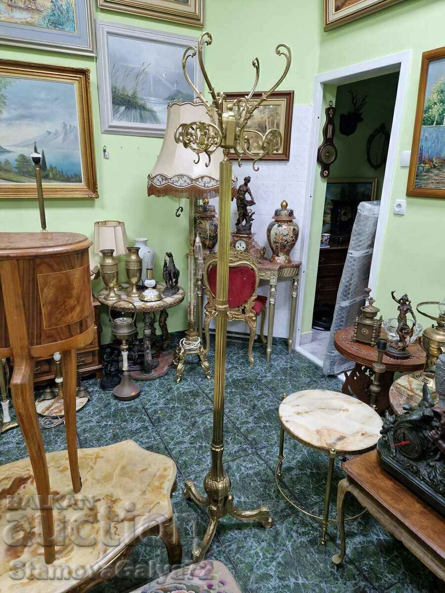 A lovely antique Belgian bronze coat hanger - 7