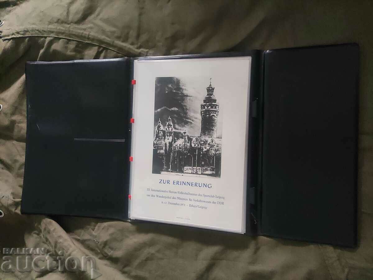 Auction Volleyball tournament GDR 1971 Auction Volleyball tournament GDR 1971