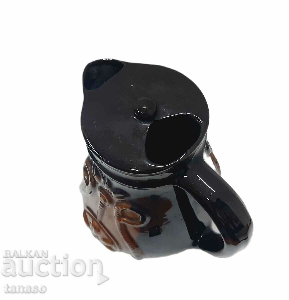 Urcior mare din ceramică smălțuită (9,2) - 5