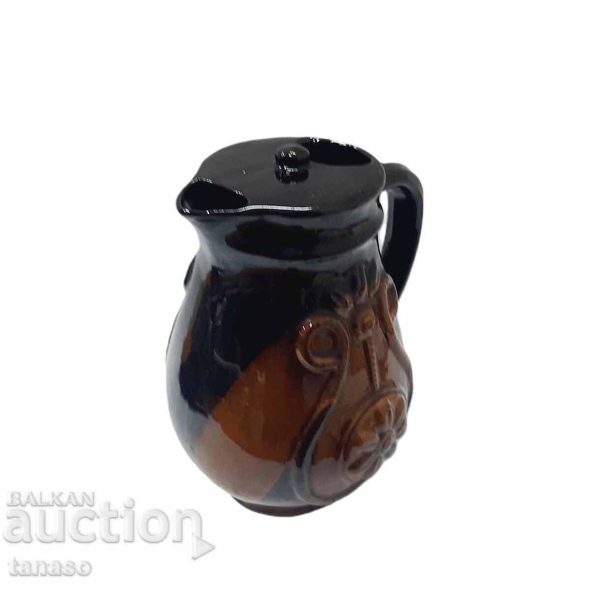 Large Glazed Ceramic Jug(9.2) - 6 Large Glazed Ceramic Jug(9.2) - 6