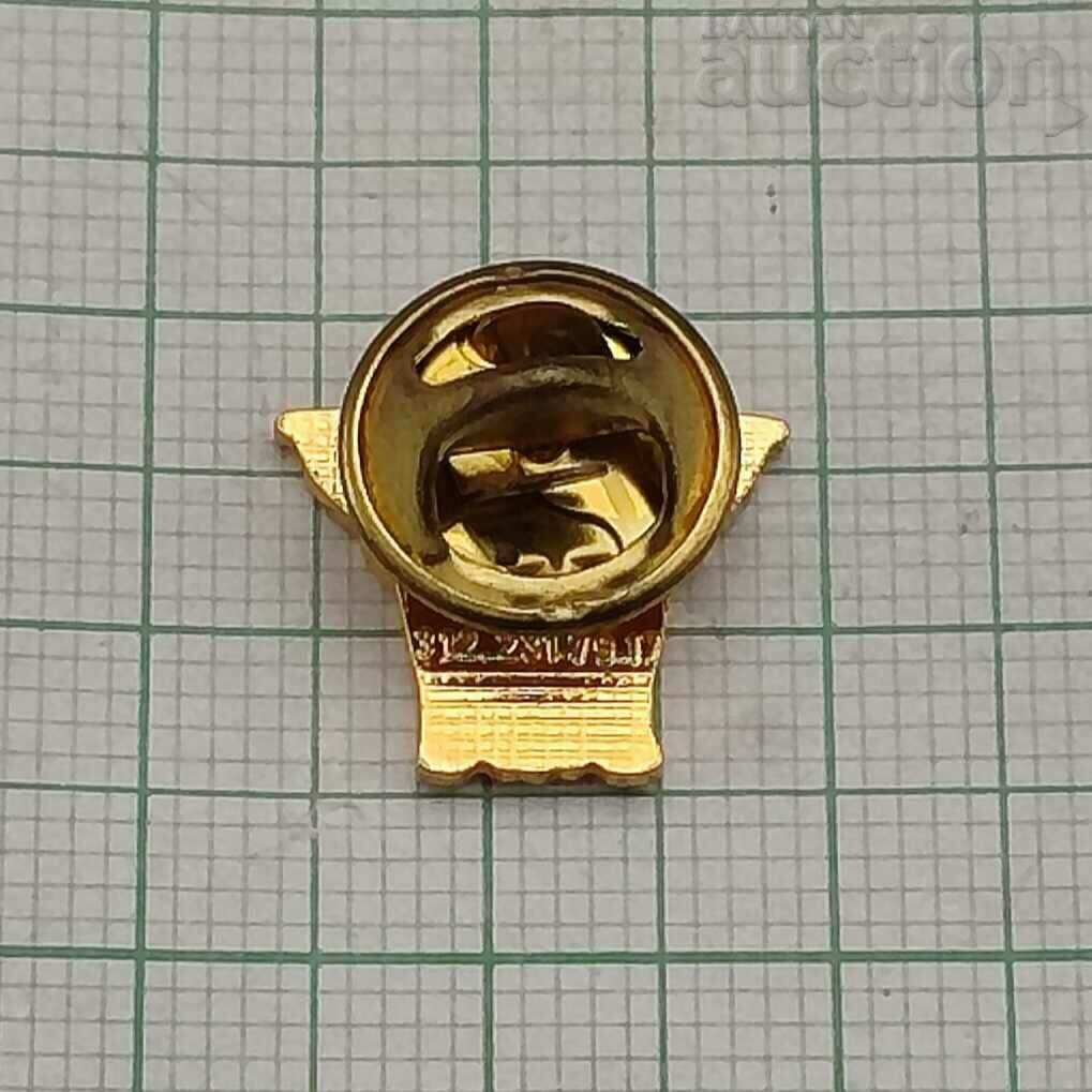 BASKETBALL FEDERATION OF TURKEY BADGE PIN with price 3.00 BGN | € 1.53 BASKETBALL FEDERATION OF TURKEY BADGE PIN with price 3.00 BGN | € 1.53