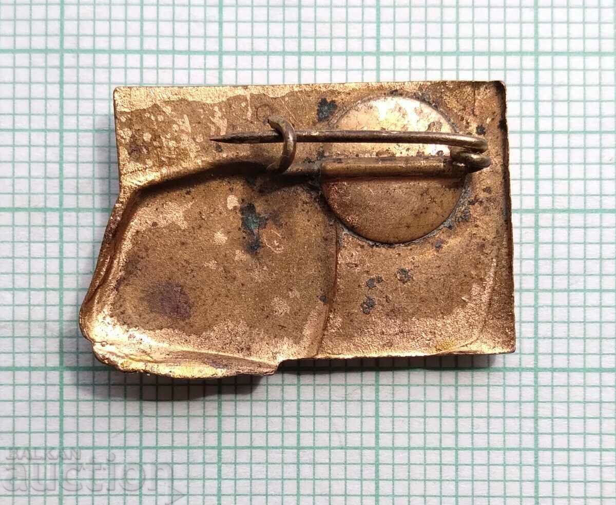 Auction 15846 Badge - For communist labor - bronze enamel Auction 15846 Badge - For communist labor - bronze enamel