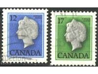 Клеймовани марки Кралица Елизабет II 1977 1979  от Канада