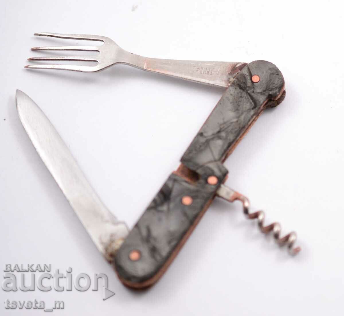 Cuțit de buzunar cu 3 scule - pentru reparații sau piese cu preț € 5.00 | 9.78 BGN