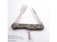 Cuțit de buzunar cu 3 scule - pentru reparații sau piese