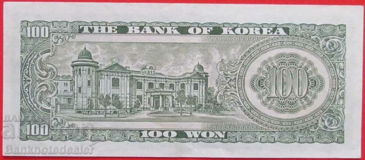 South Korea 100 Won 1965 Pick 38 Ref 7630 with price 40.00 BGN | € 20.45 South Korea 100 Won 1965 Pick 38 Ref 7630 with price 40.00 BGN | € 20.45