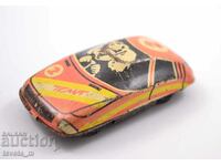 Metal / sheet metal racing car - children's toys soc