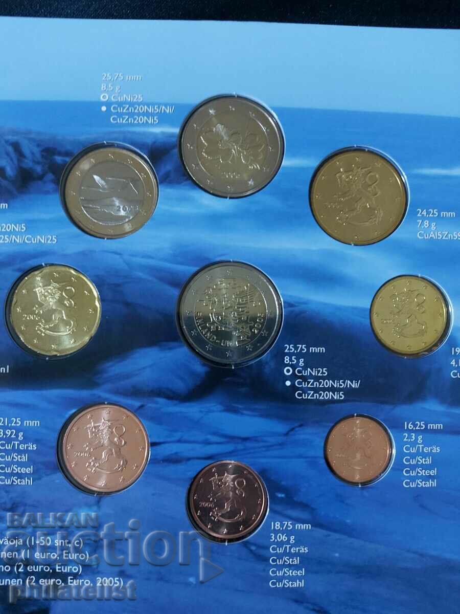 Finland 2006 bank euro set from 1 cent to 2 euro + 2 euro with price 55.00 BGN | € 28.12 Finland 2006 bank euro set from 1 cent to 2 euro + 2 euro with price 55.00 BGN | € 28.12