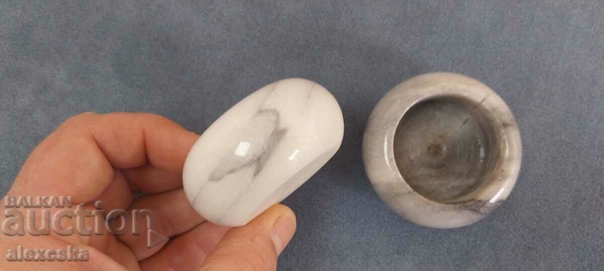 Комплект свещници - Мрамор - 6 Комплект свещници - Мрамор - 6