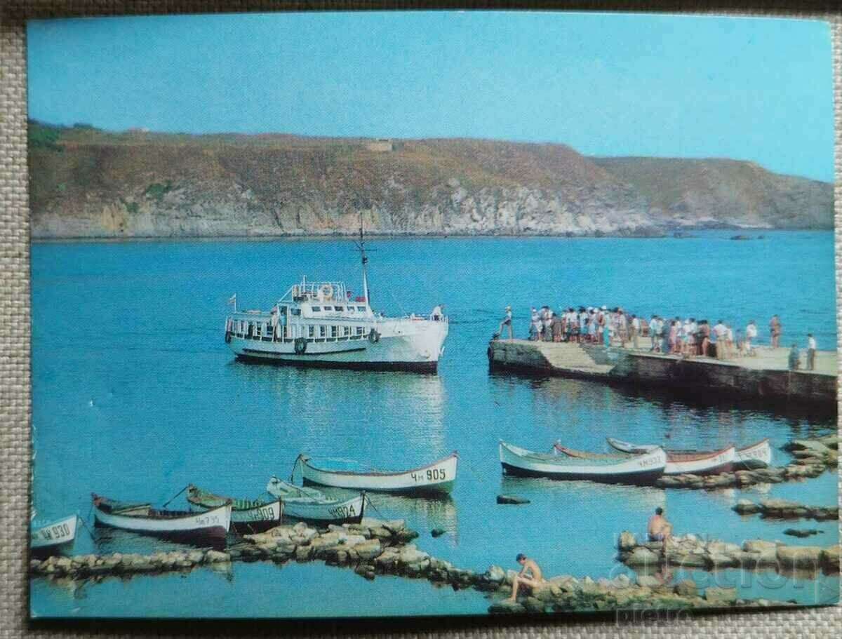 Καρτ ποστάλ CHERNOMORETS, BURGA DISTRICT - το λιμάνι