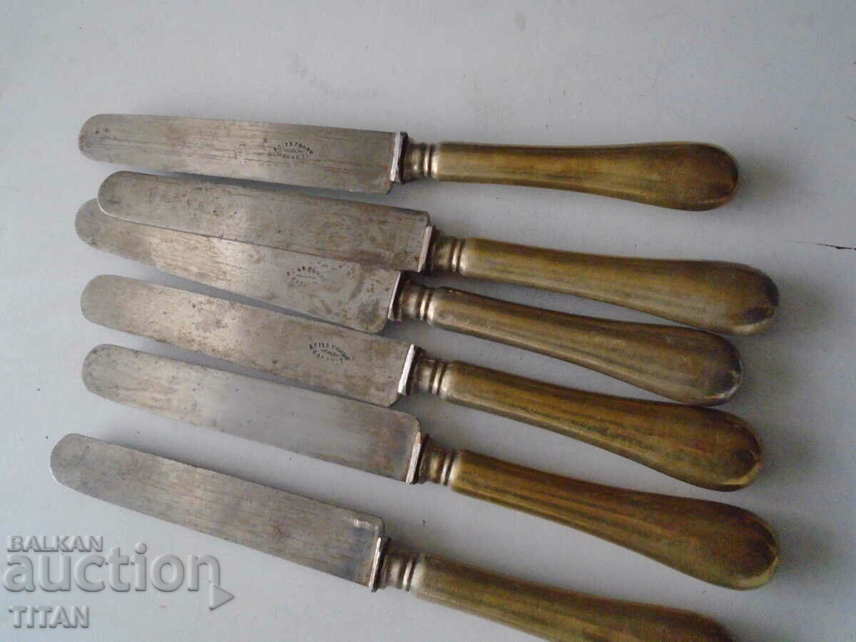 set de cuțite vintage europene, marcate
