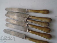 set of European vintage knives, marked
