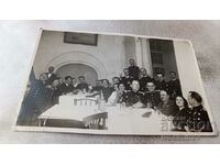 Photo Constanta Officers and women having a drink in a restaurant 1936