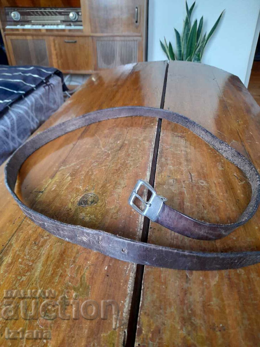 Old leather belt