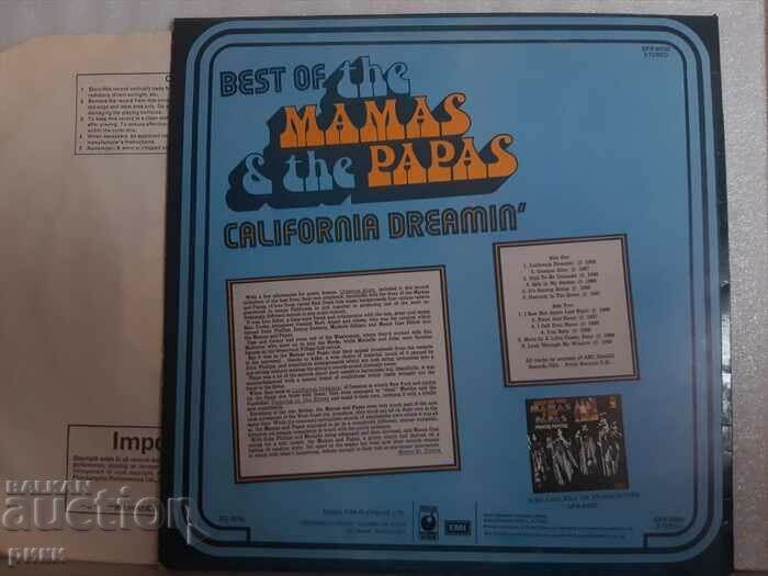 Best Of The Mamas & The Papas - California Dreamin' with price 34.00 BGN | € 17.38