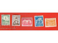 BULGARIA HAJI DIMITAR - BK 308 - 312 - 1935 dint 11,5