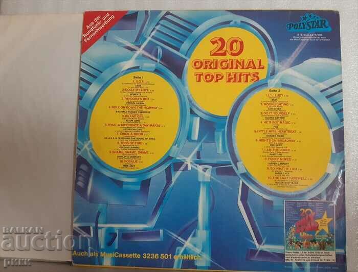 20 Original Top Hits with price 14.00 BGN | € 7.16 20 Original Top Hits with price 14.00 BGN | € 7.16