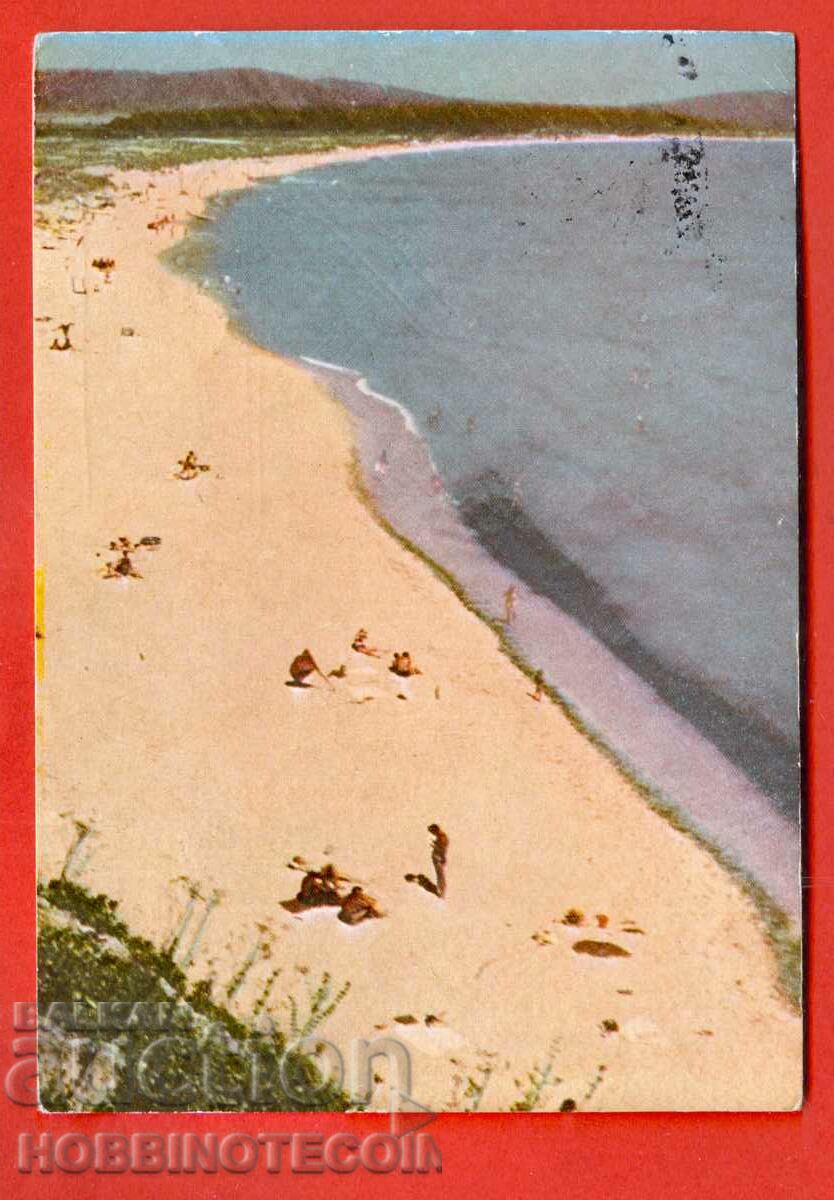 BULGARIA CARD DE CALATORIE TABARA DE COPII PRIMORSKO 1957 RDG