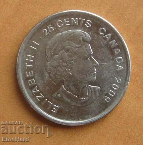 Canada 25 cents - 2009 Cindy Klassen with price 1.40 BGN | € 0.72 Canada 25 cents - 2009 Cindy Klassen with price 1.40 BGN | € 0.72