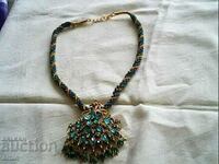 beautiful old gold plated necklace