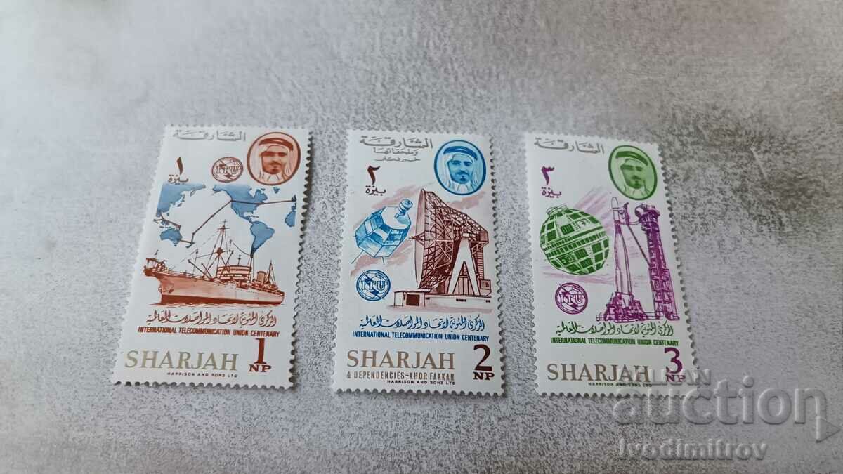 SHARJAN ITU timbre poștale centenare