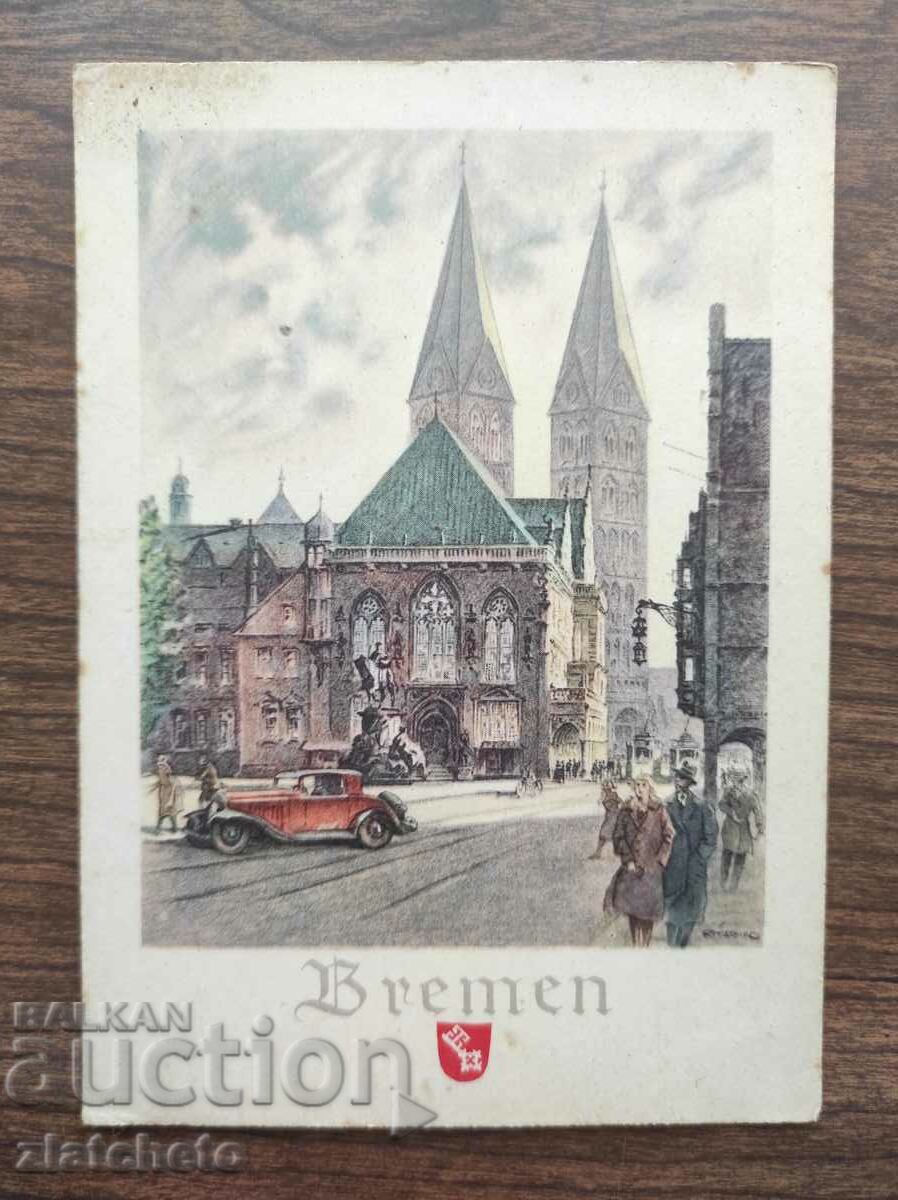 Carte poștală înainte de 1945.