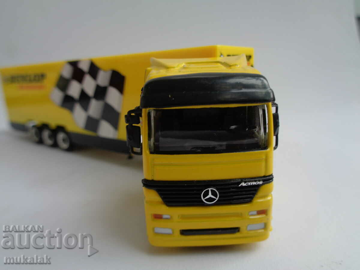 Auction  1:87 H0 SCHUCO MERCEDES ACTROS TRUCK TRUCK TROLLEY MODEL