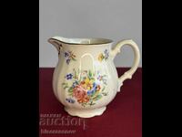 Porcelain jug with markings