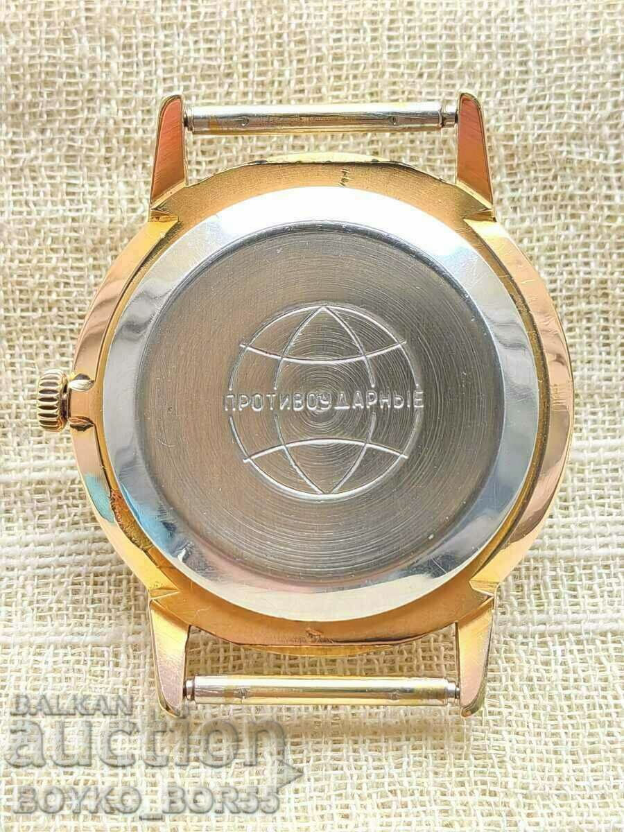 Рядък Модел Руски Мъжки СССР Позлатен Ръчен Часовник Ракета с цена 350.00 лв. | € 178.95 Рядък Модел Руски Мъжки СССР Позлатен Ръчен Часовник Ракета с цена 350.00 лв. | € 178.95