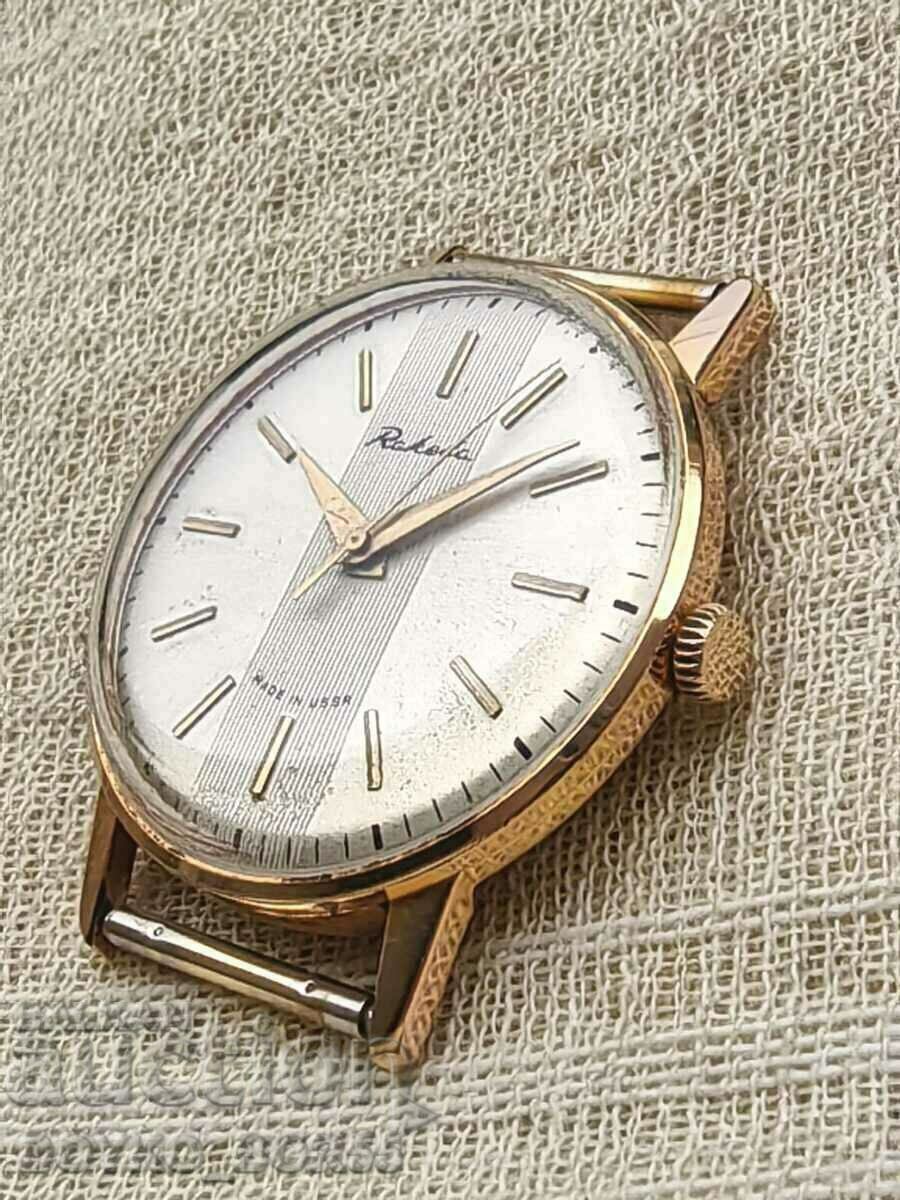 Доставка на Рядък Модел Руски Мъжки СССР Позлатен Ръчен Часовник Ракета Доставка на Рядък Модел Руски Мъжки СССР Позлатен Ръчен Часовник Ракета