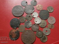 Πολλά παλιά βουλγαρικά και ξένα νομίσματα