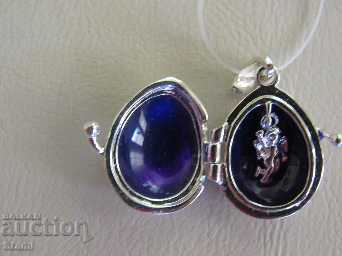 Fine women's pendant necklace - Faberge egg, new - 5 Fine women's pendant necklace - Faberge egg, new - 5