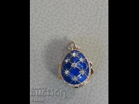 Κολιέ γυναικείο φίνο μενταγιόν - αυγό Faberge, καινούργιο