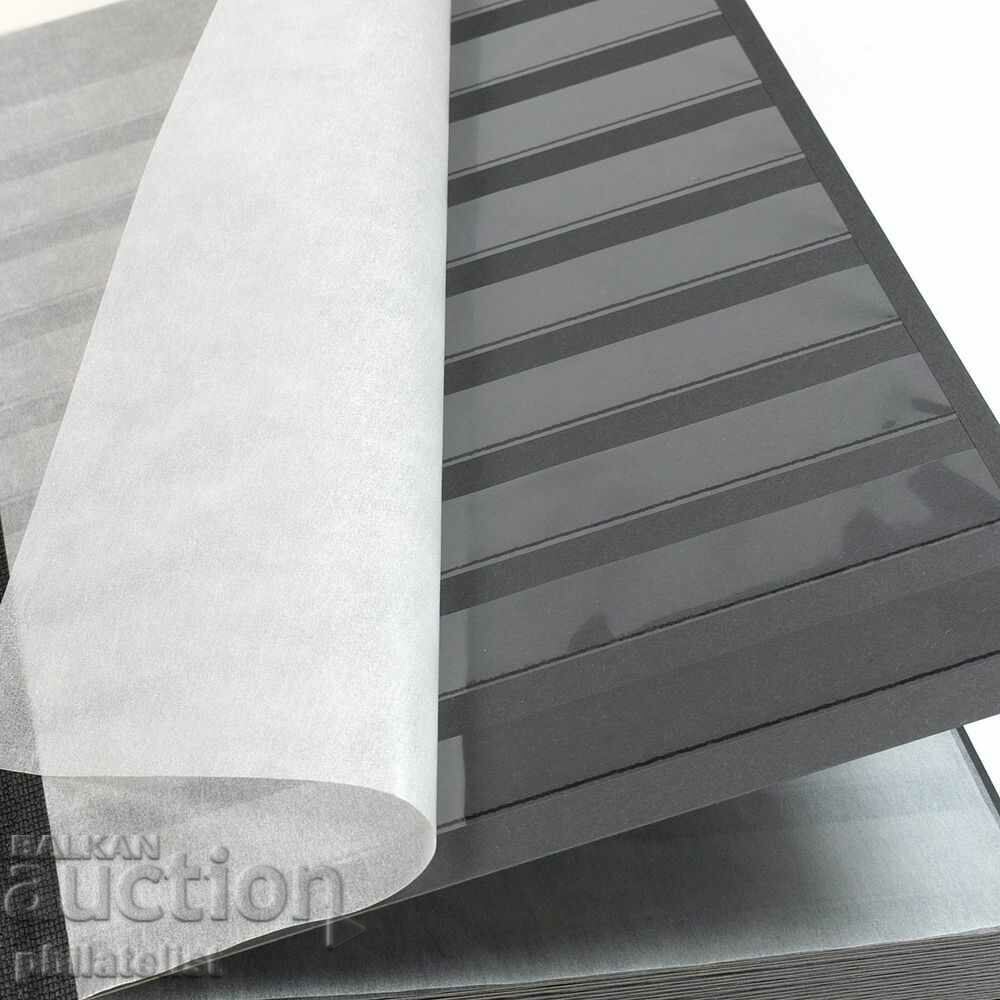 Delivery of Lindner binder for brands 30 black sheets / 60 p. Delivery of Lindner binder for brands 30 black sheets / 60 p.