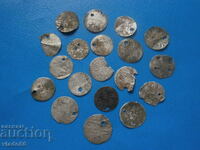 Лот с османски сребърни монети, акчета