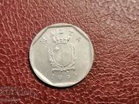 Малта 5 цента 1995 год Рак