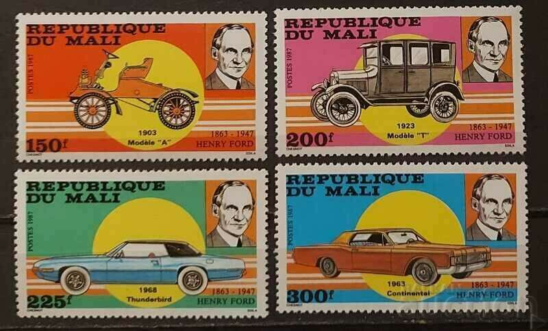 Мали 1987 Личности/Автомобили MNH