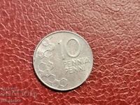 10 pence 1991 Finlanda