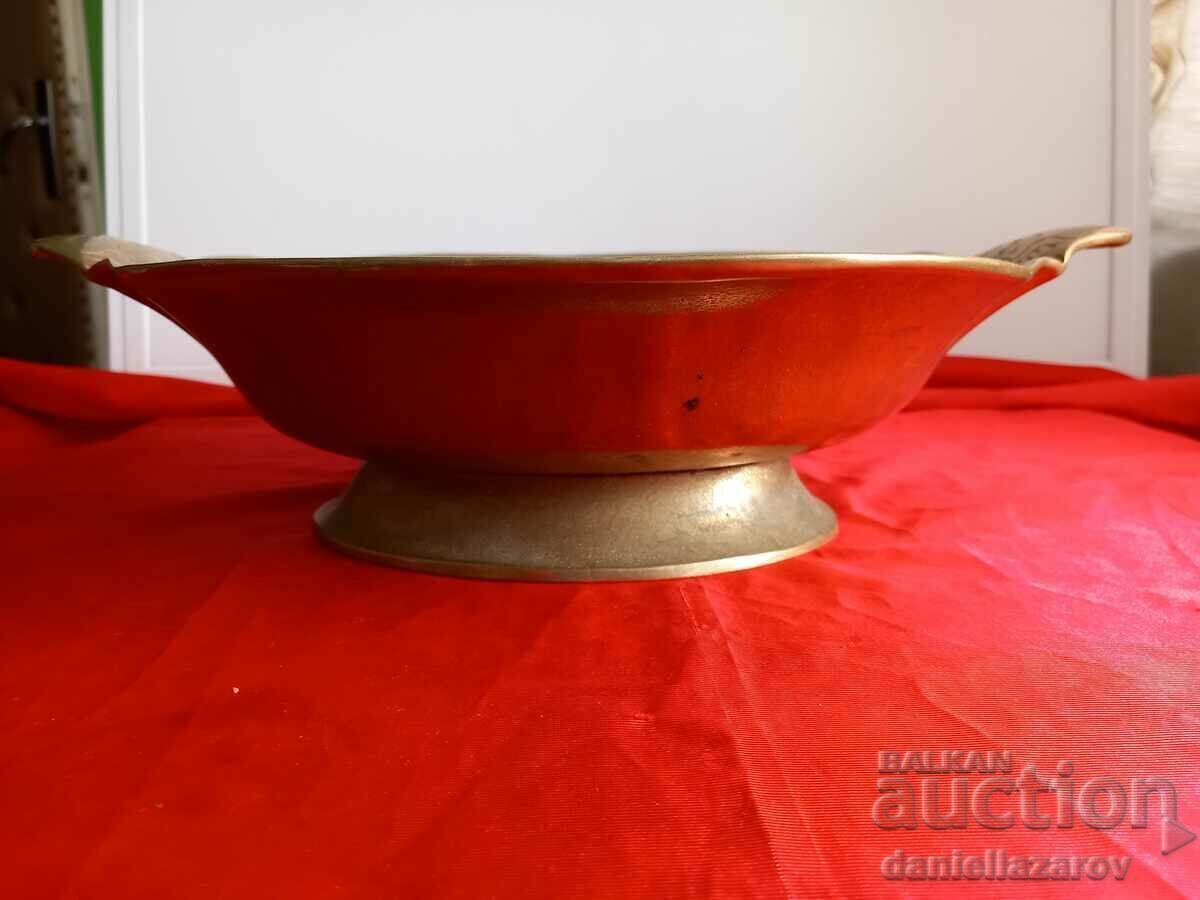 Unique Old Author's Rare Massive Bronze Vessel, Engravings - 6 Unique Old Author's Rare Massive Bronze Vessel, Engravings - 6