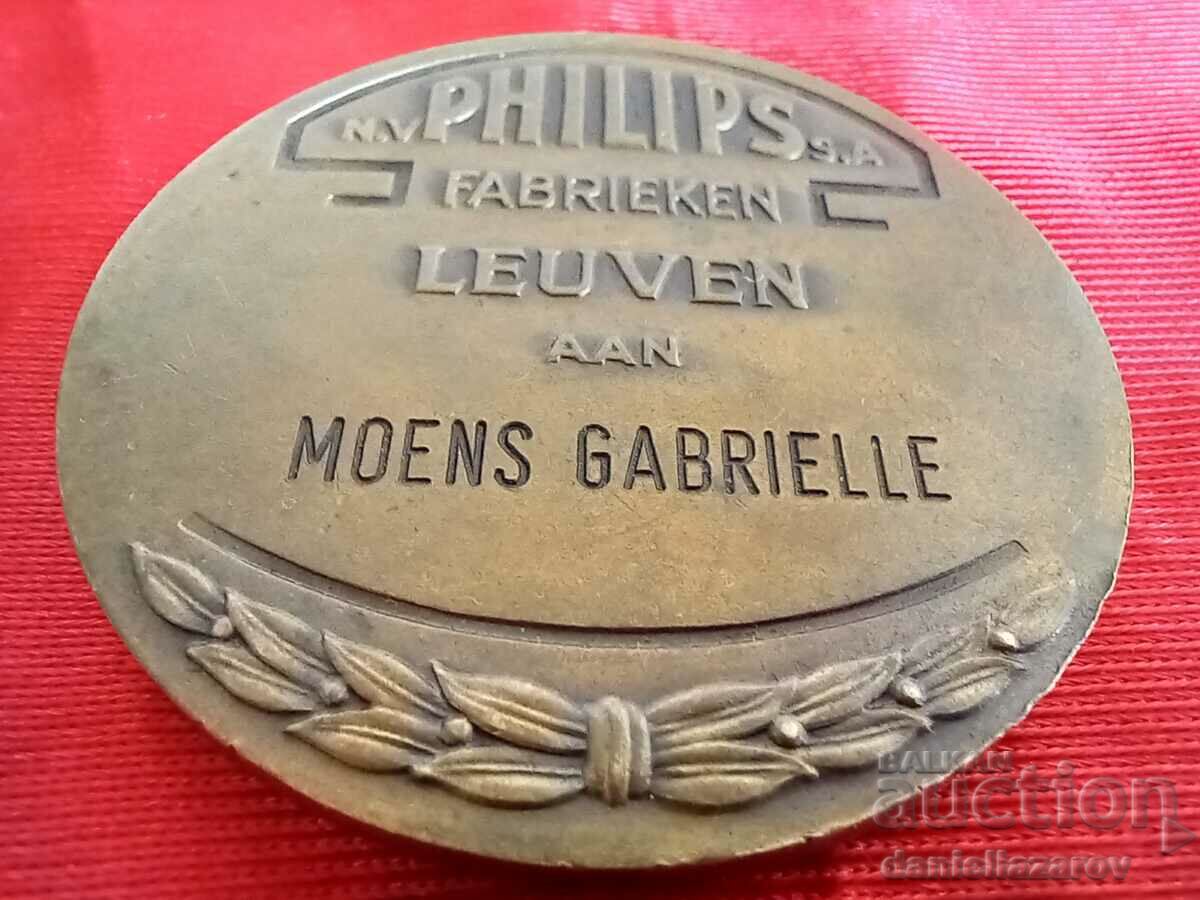 Rare Old Bronze Package PHILIPS 1950-1960. PHILLIPS - 5 Rare Old Bronze Package PHILIPS 1950-1960. PHILLIPS - 5