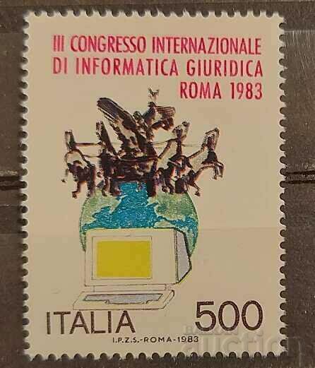 Италия 1983 Годишнина/Компютри/Коне MNH