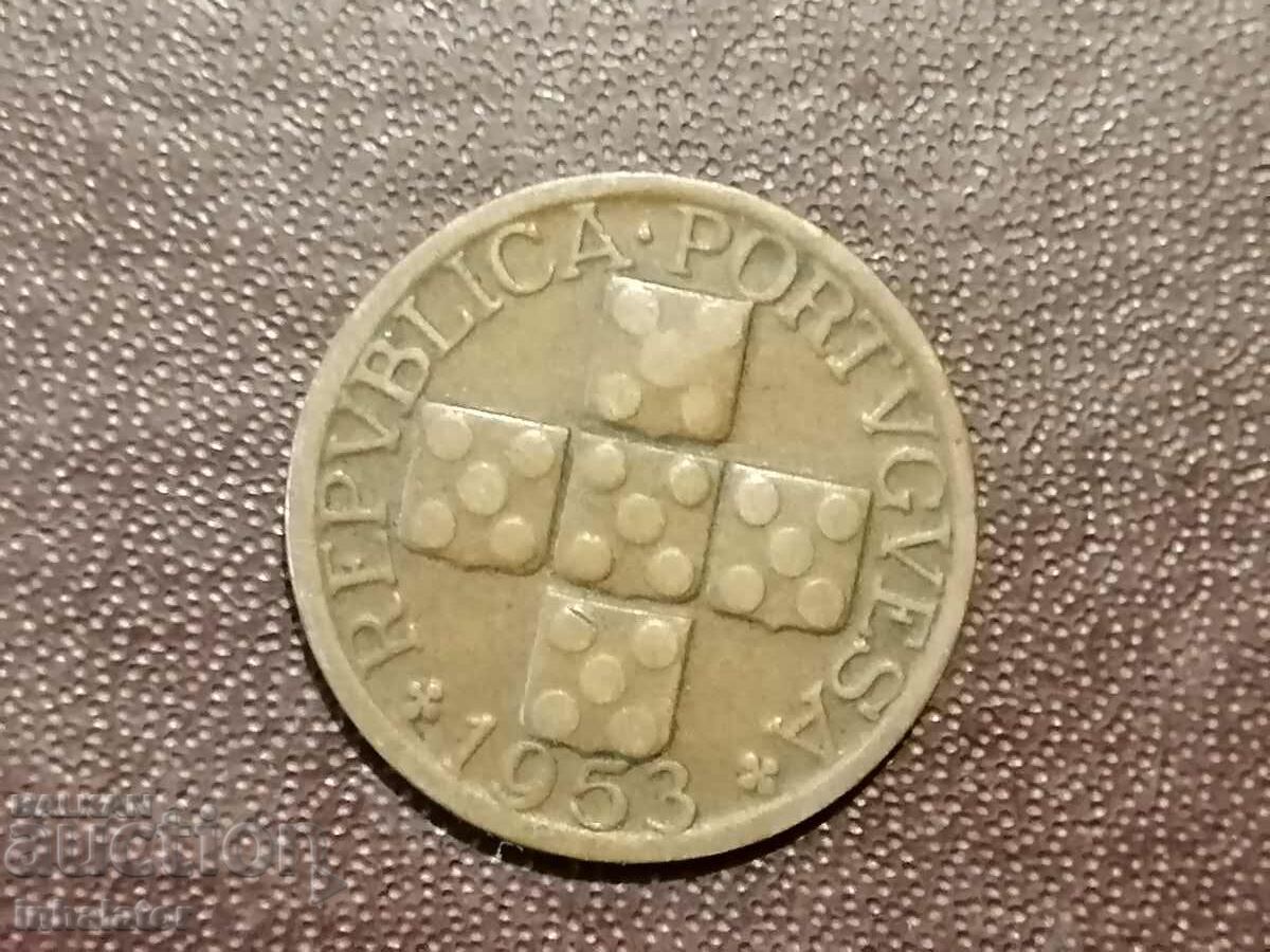 1953 έτος 20 centavo Πορτογαλία
