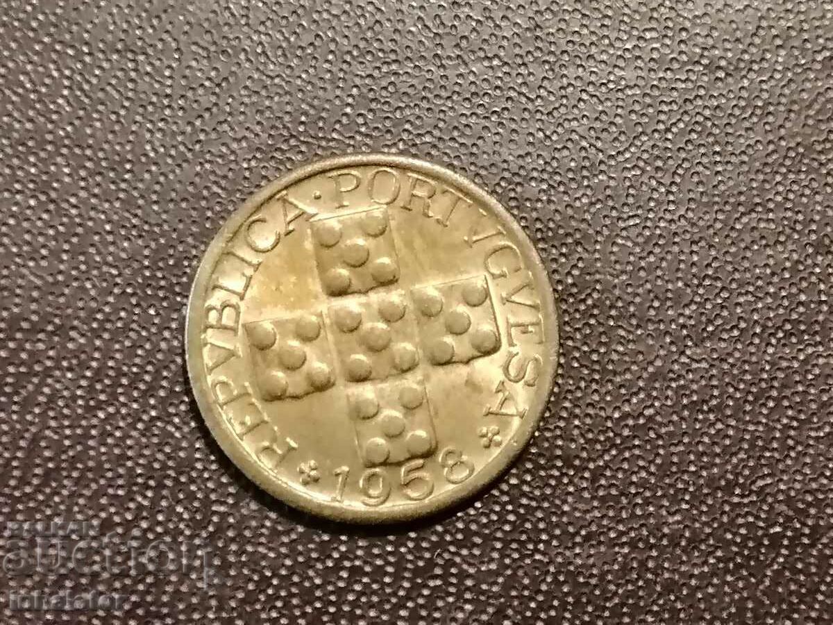 1958 10 centavos Portugalia