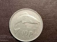Eire 10 pence 1978 Fish