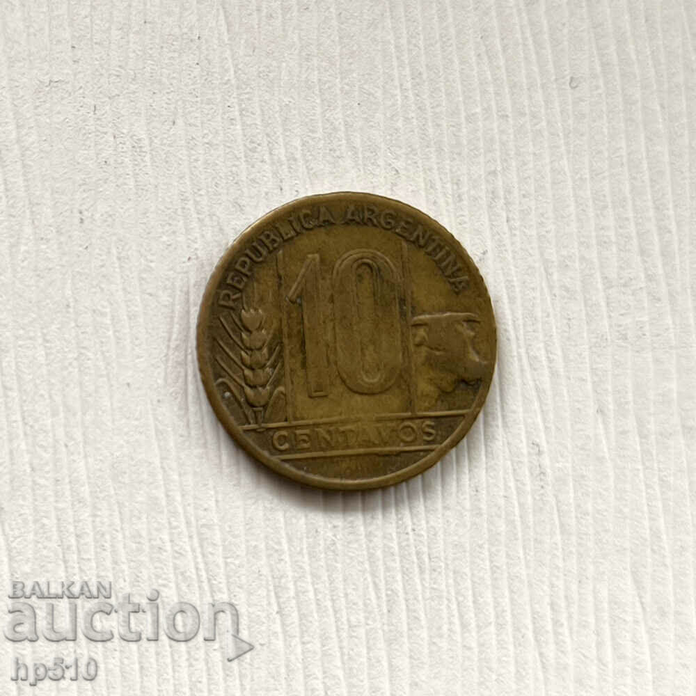 Argentina 10 Centavos 1947 / Argentina 10 Centavos 1947