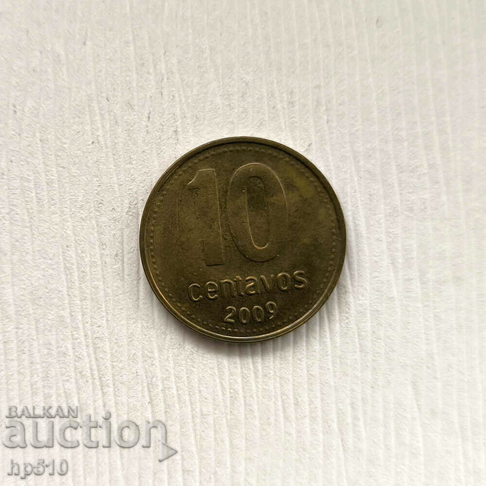 Аржентина 10 центавос 2009 / Argentina 10 Centavos 2009