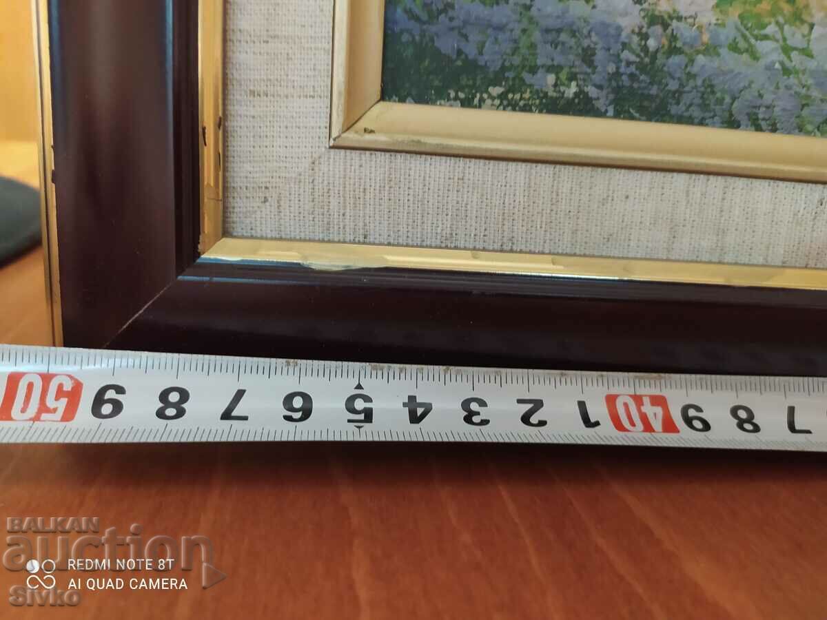 Ζωγραφική με λάδι σε καμβά καταρράκτη ποταμού με τιμή 39.99 BGN | € 20.45